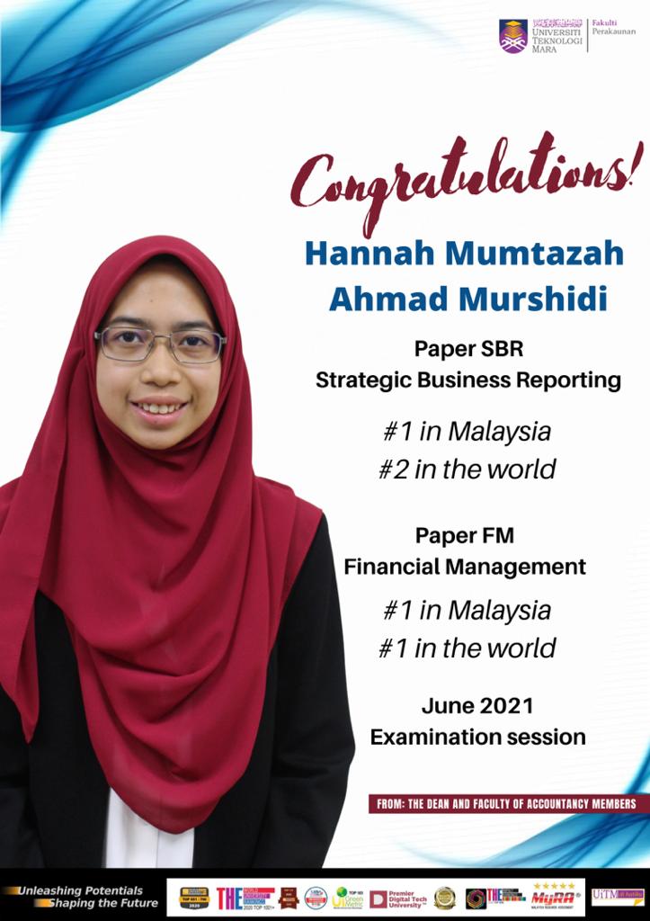 UiTM’s Accounting student shines in ACCA exam